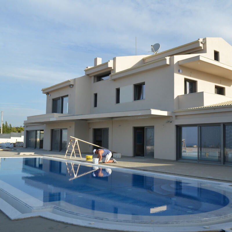 Εξωτερική θερμομόνωση με Sto Therm Classic στην Ανάβυσσο