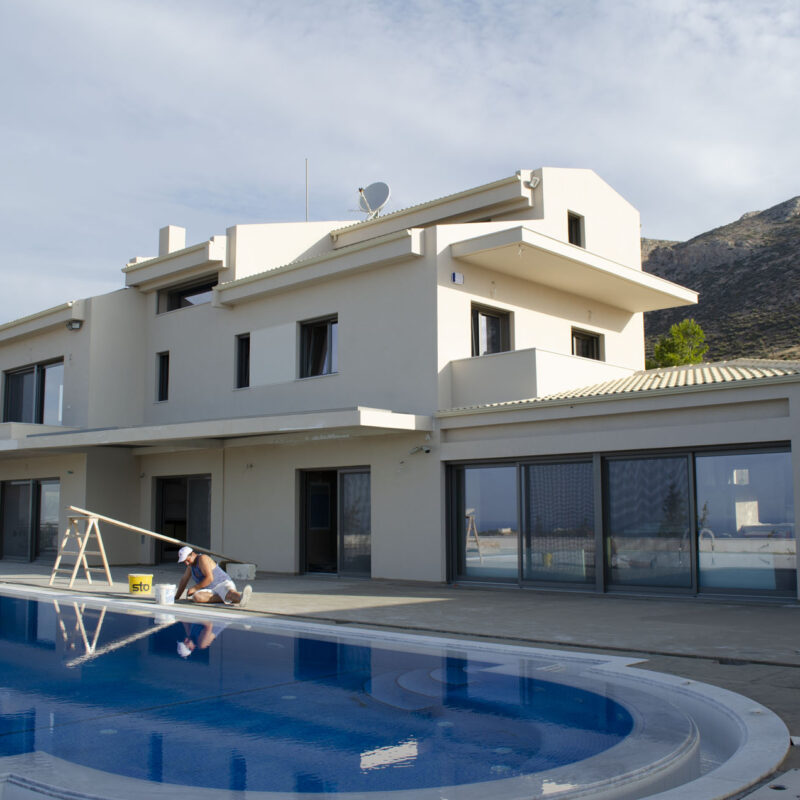 Εξωτερική θερμομόνωση με Sto Therm Classic στην Ανάβυσσο