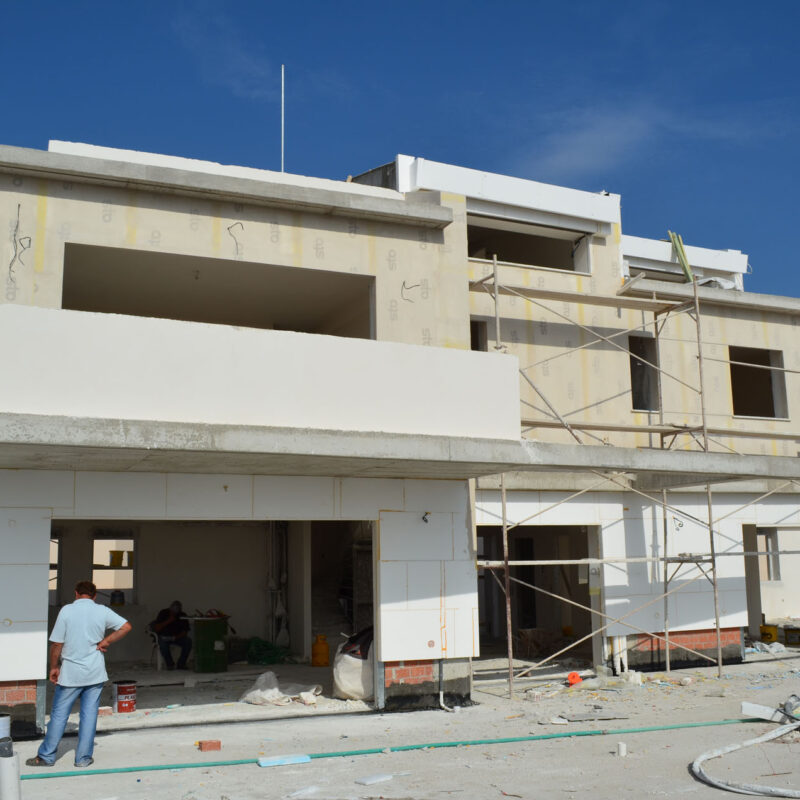 Εξωτερική θερμομόνωση STO THERM στον Ασπρόπυργο